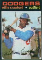 1971 Topps Baseball Cards      519     Willie Crawford